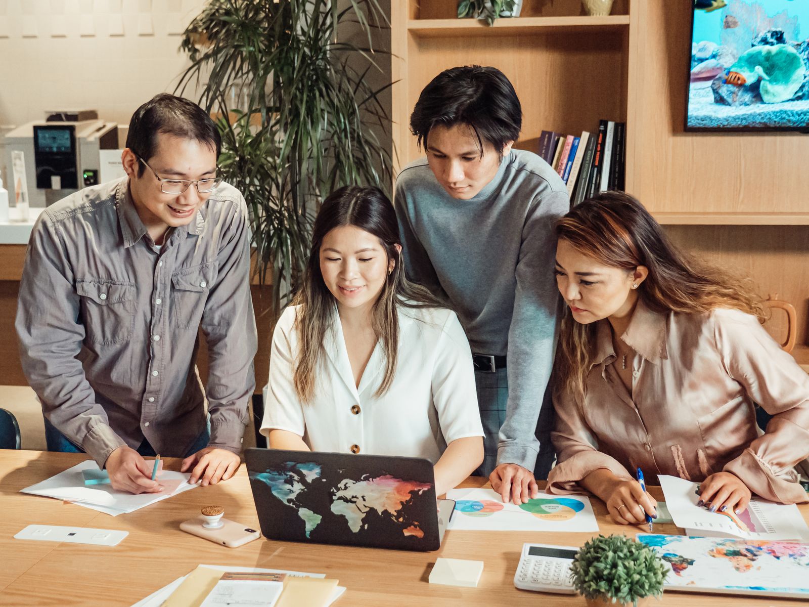 Team in a working session